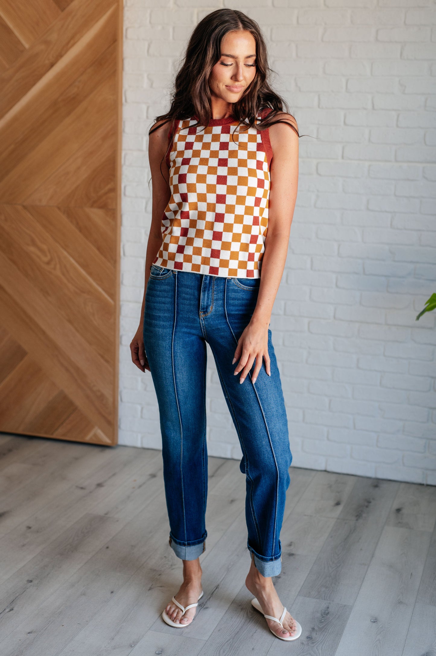 Millie Checkered Tank