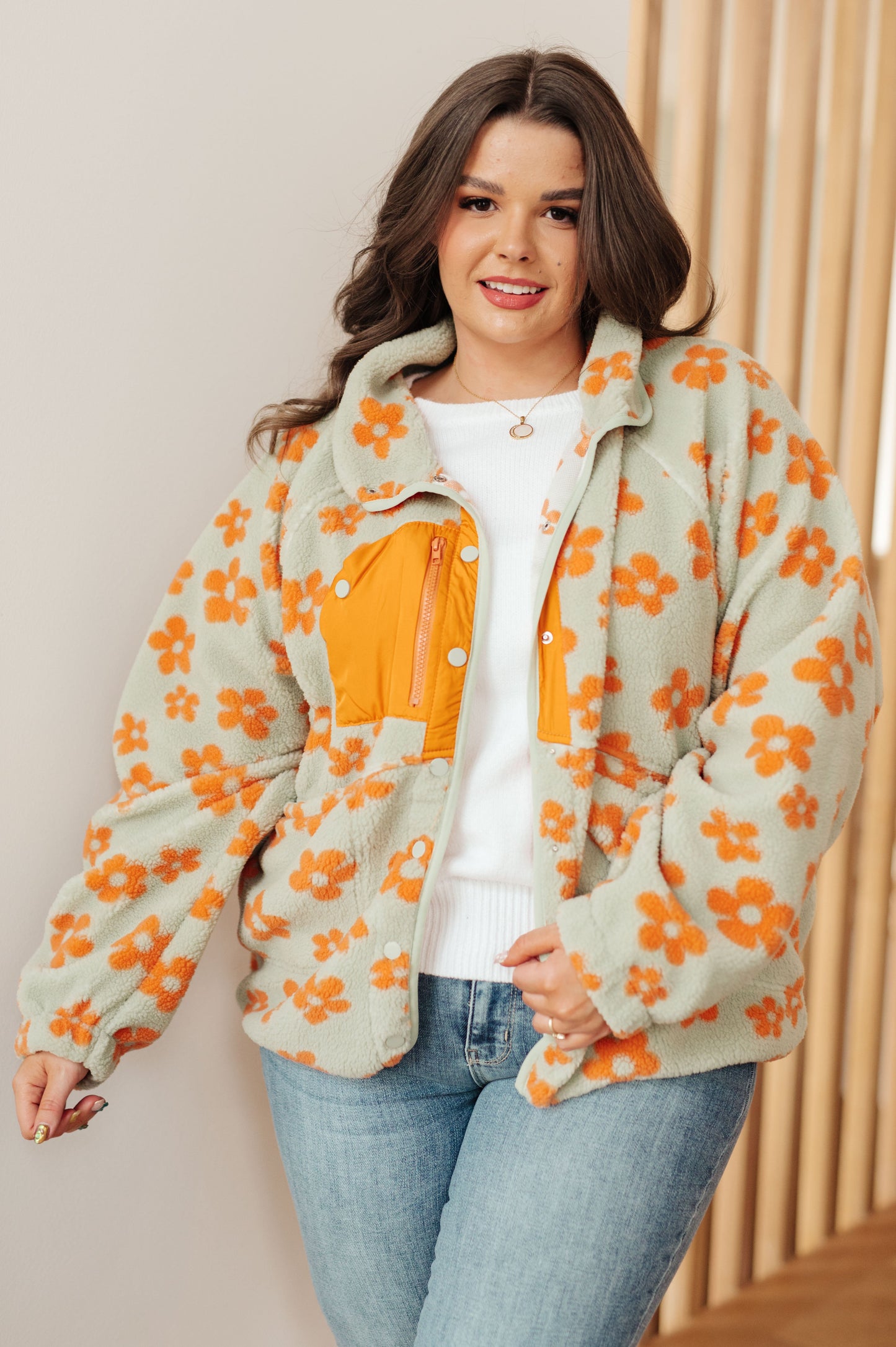 Fara Floral Fleece Jacket