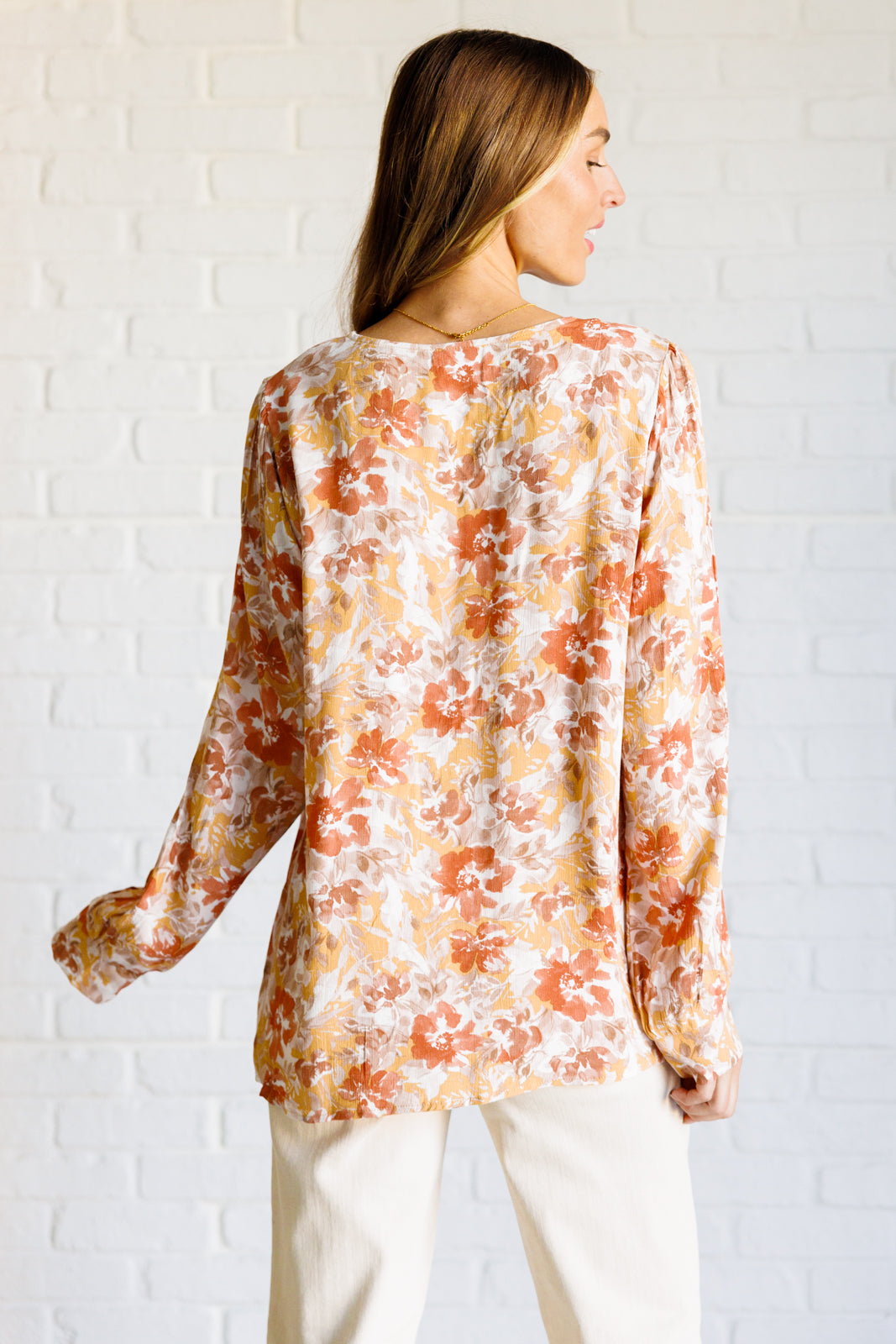 Marigold Floral Blouse