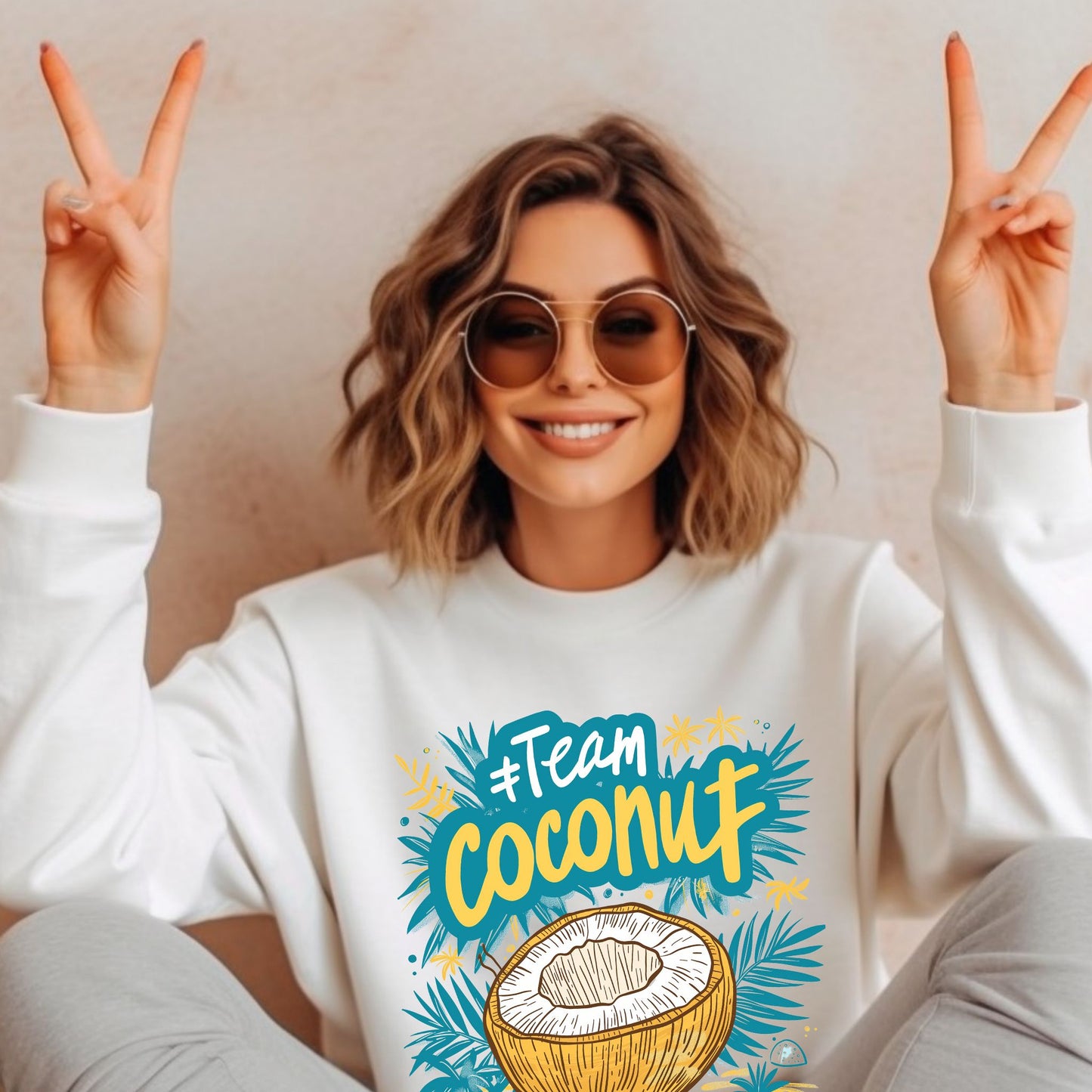 Team Coconut Unisex Crewneck Sweatshirt