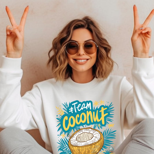 Team Coconut Unisex Crewneck Sweatshirt