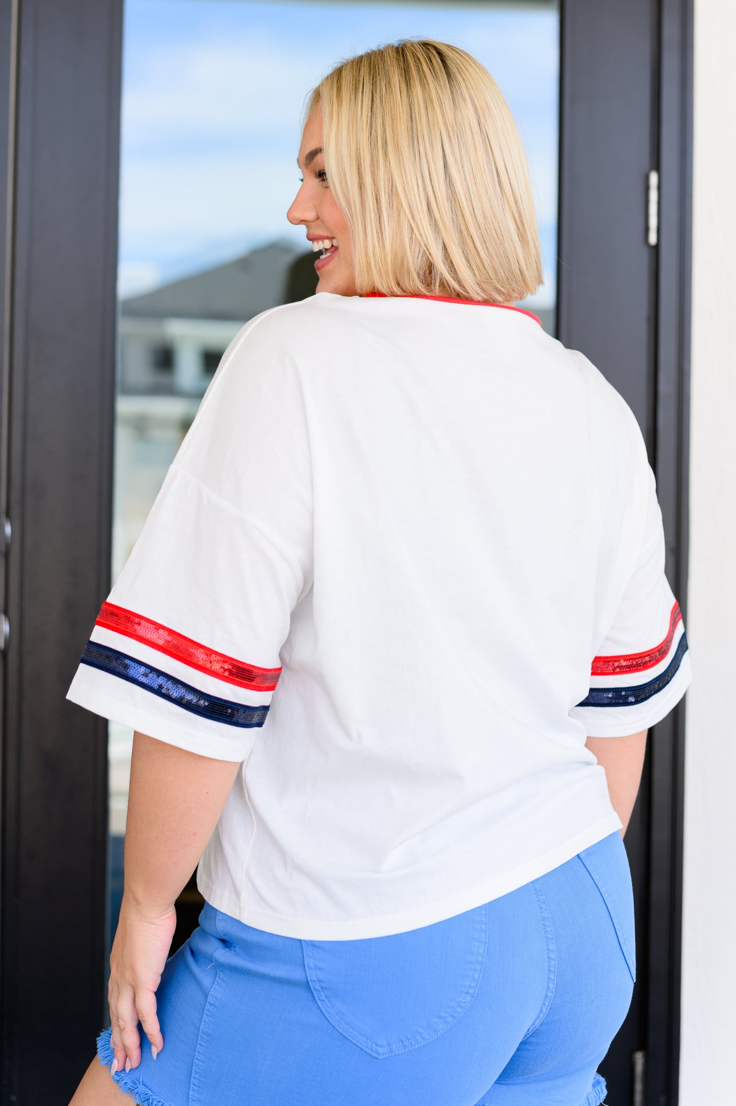 USA Drop Shoulder Top