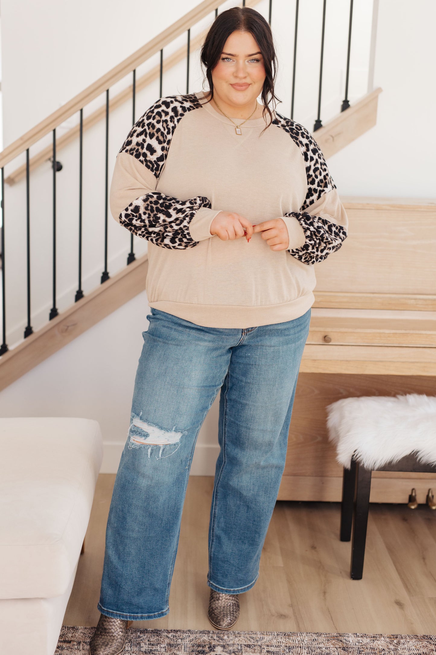 Erin Animal Print Top