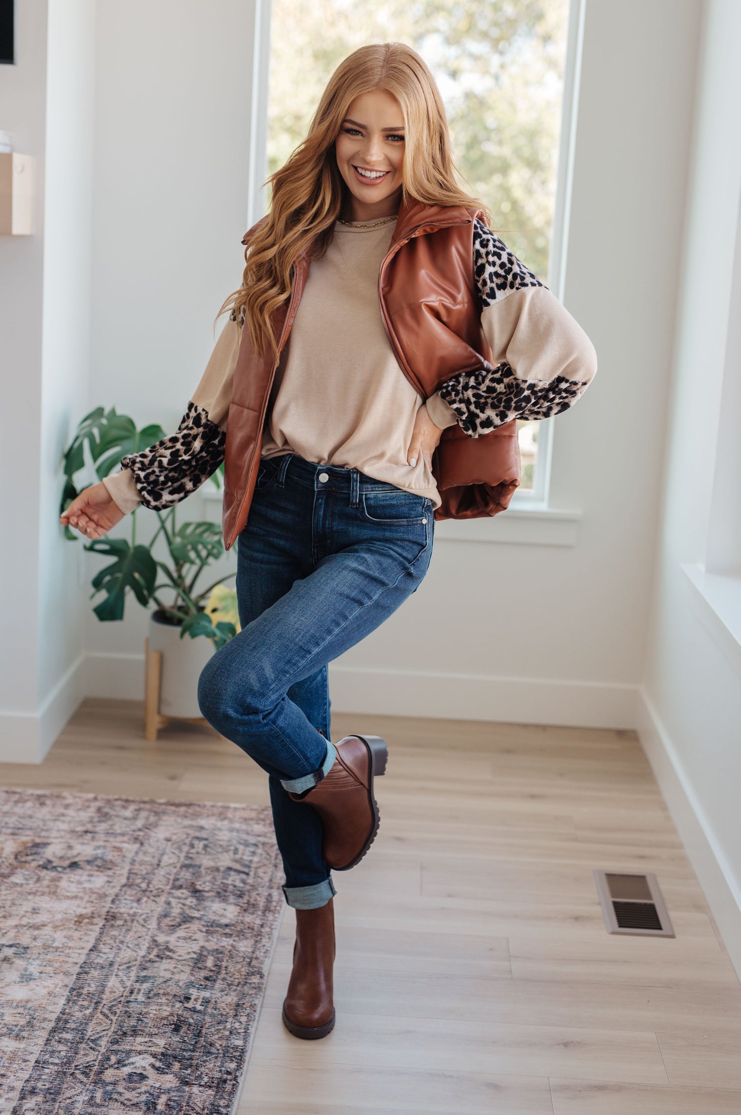 Erin Animal Print Top