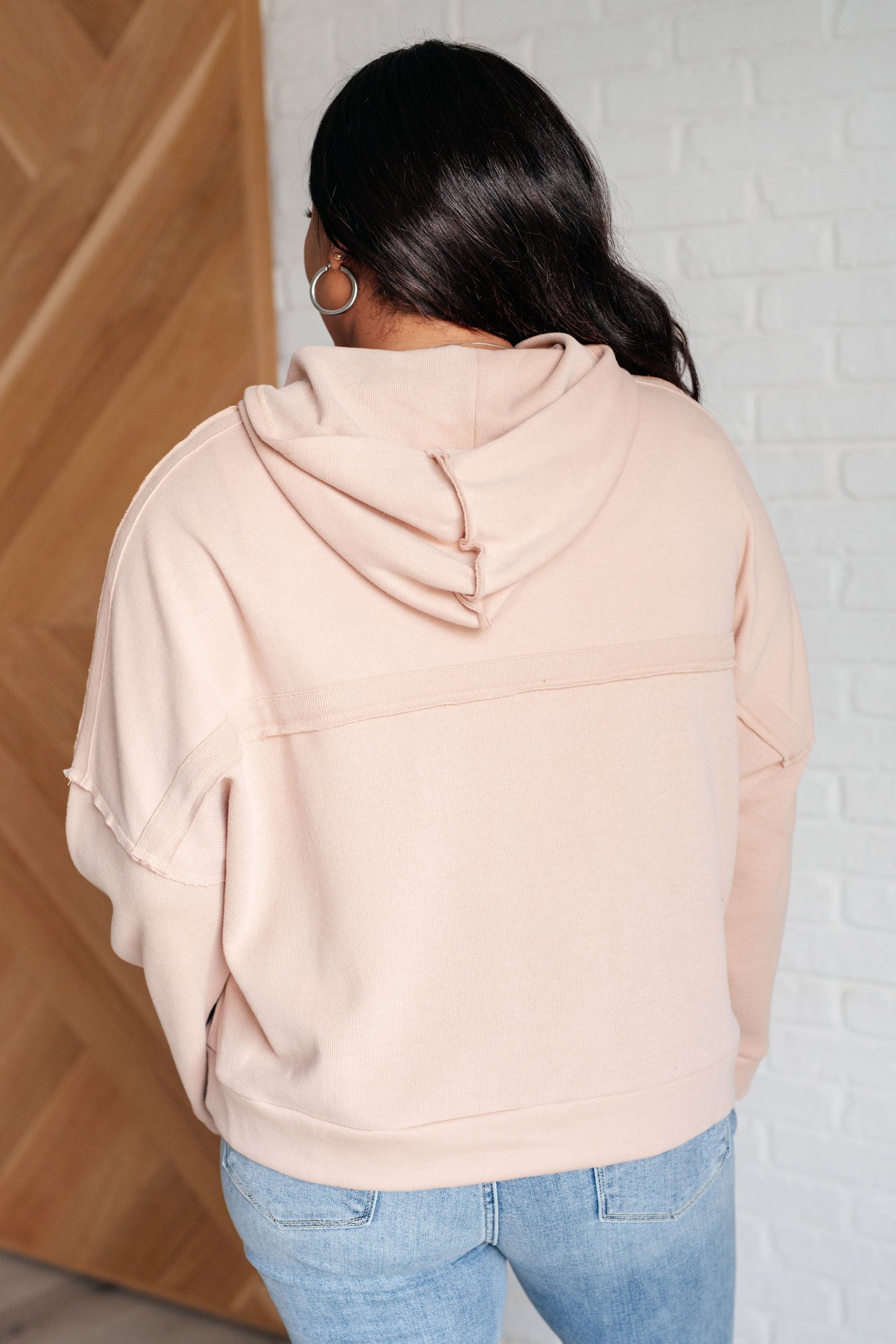 Whitney Hoodie in Beige