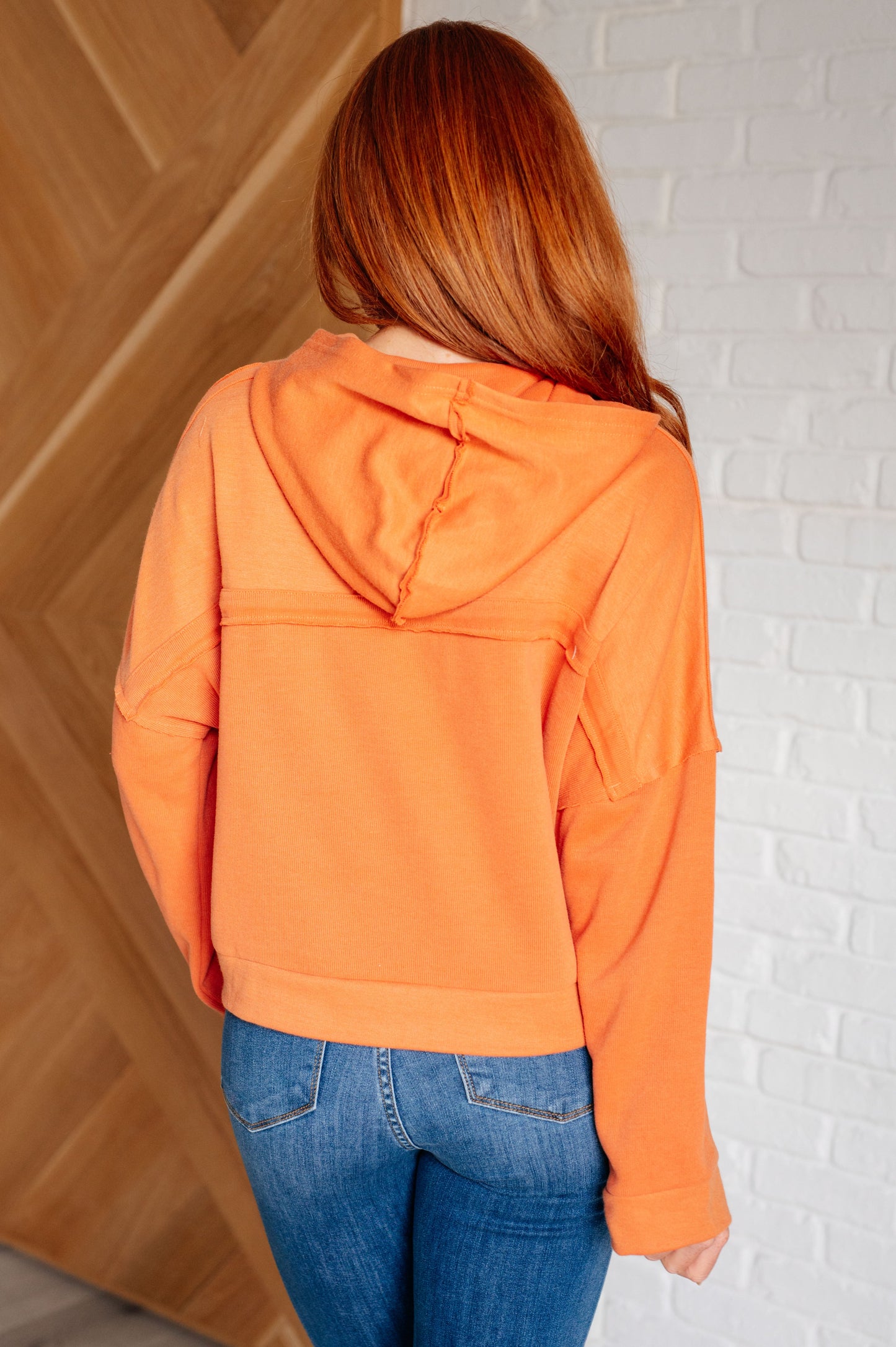 Whitney Hoodie in Orange