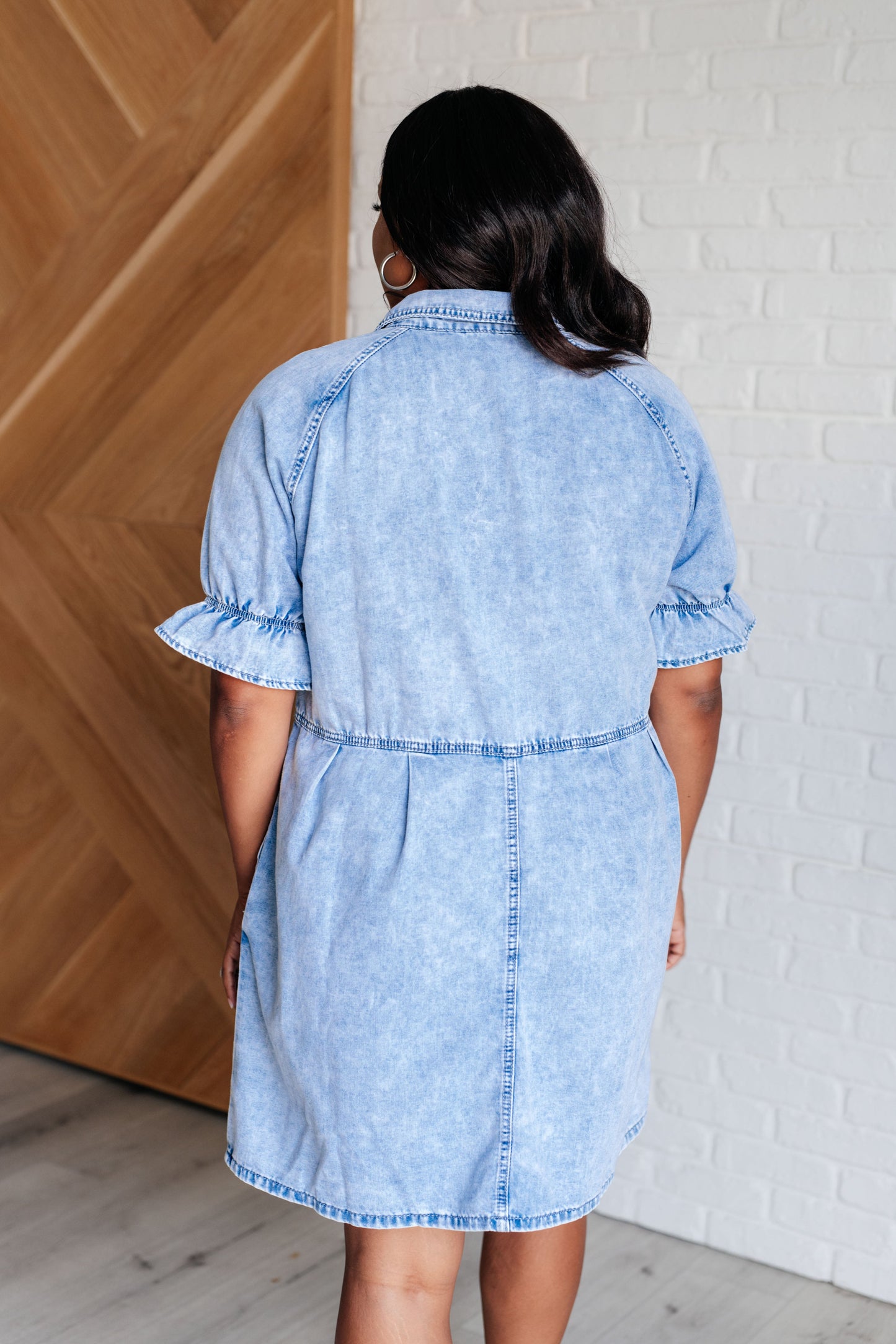 Enid Denim Shirtdress