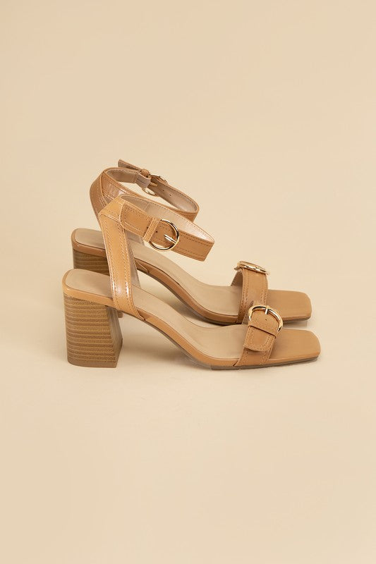 Marishka Buckle Sandal Heel