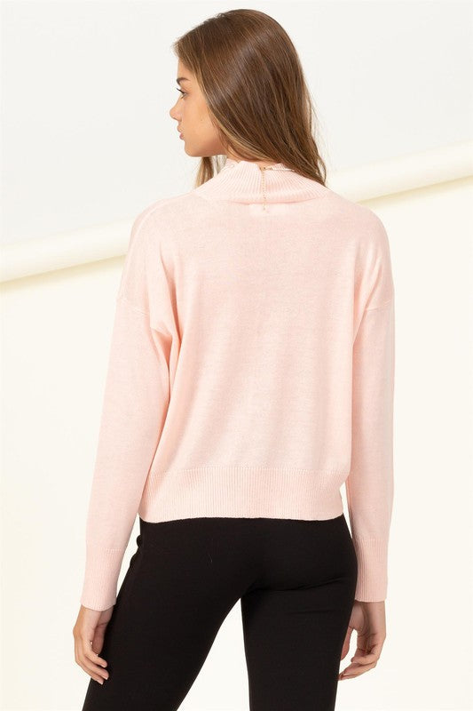 Lieke Mock Neck Sweater