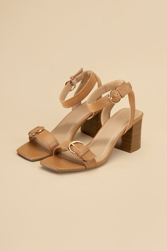 Marishka Buckle Sandal Heel