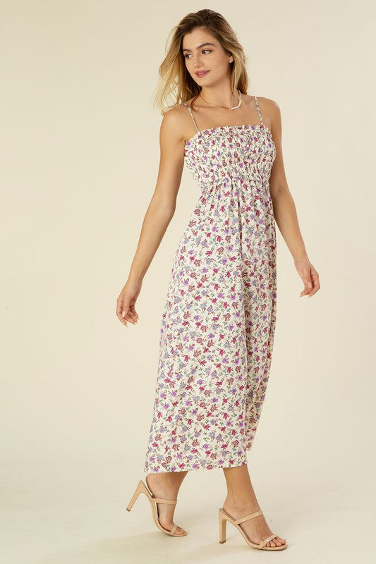 Marcella Smocked Cami Maxi Dress