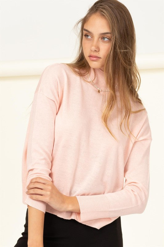 Lieke Mock Neck Sweater