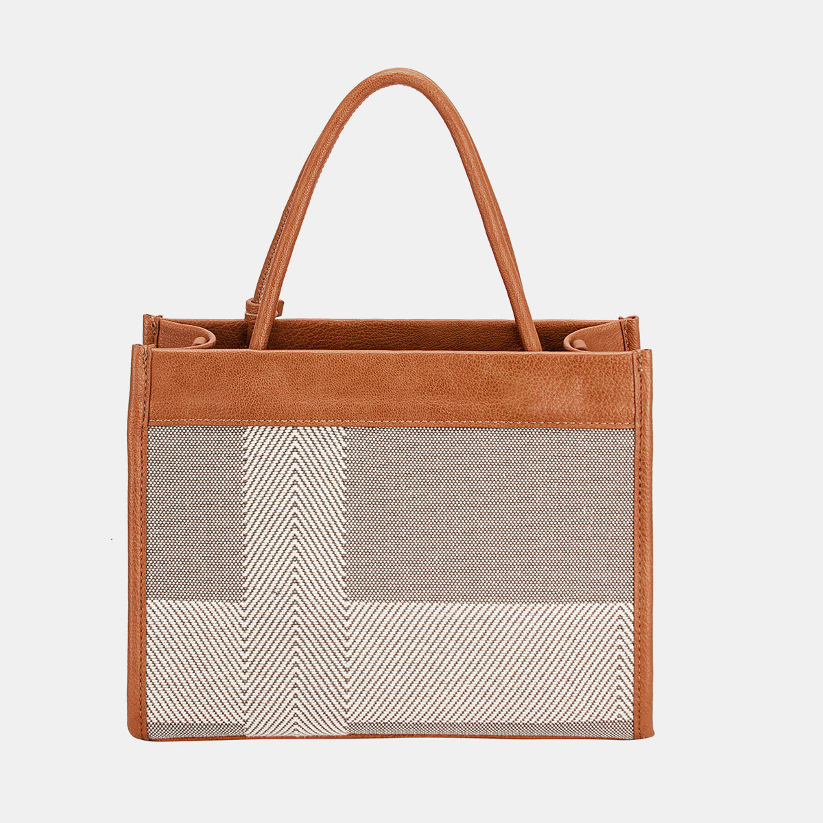 Ruday Striped Contrast Tote Bag by David Jones