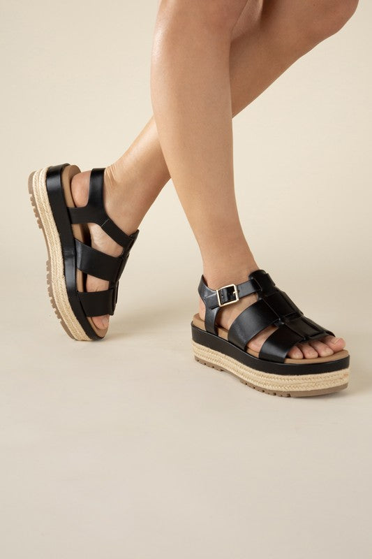 Avie Espadrille Gladiator Sandals