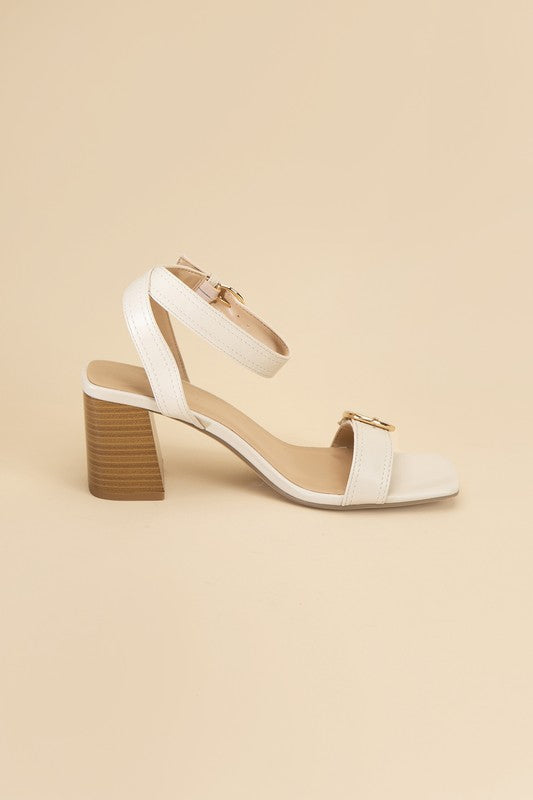 Marishka Buckle Sandal Heel