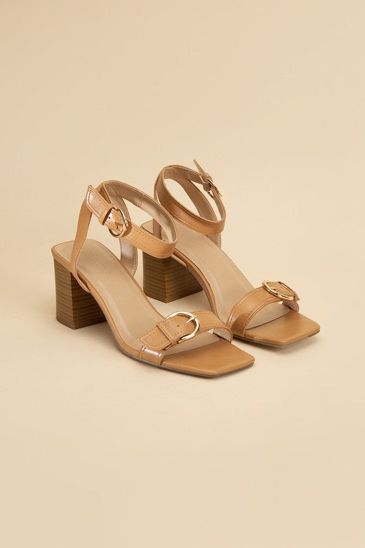 Marishka Buckle Sandal Heel