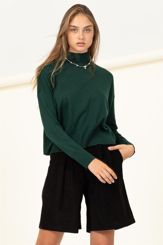 Lieke Mock Neck Sweater