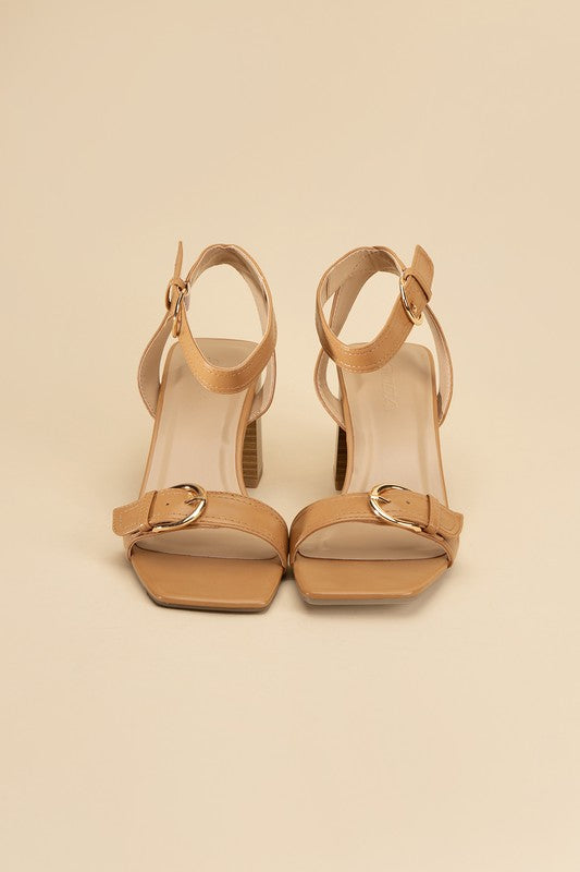 Marishka Buckle Sandal Heel