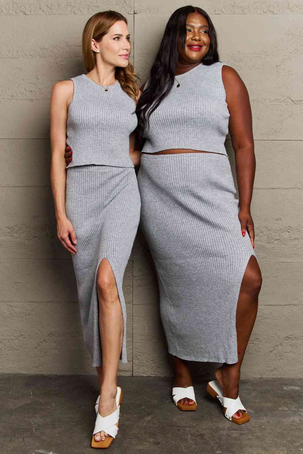 Myka Fitted Two-Piece Skirt Set by Sew in Love