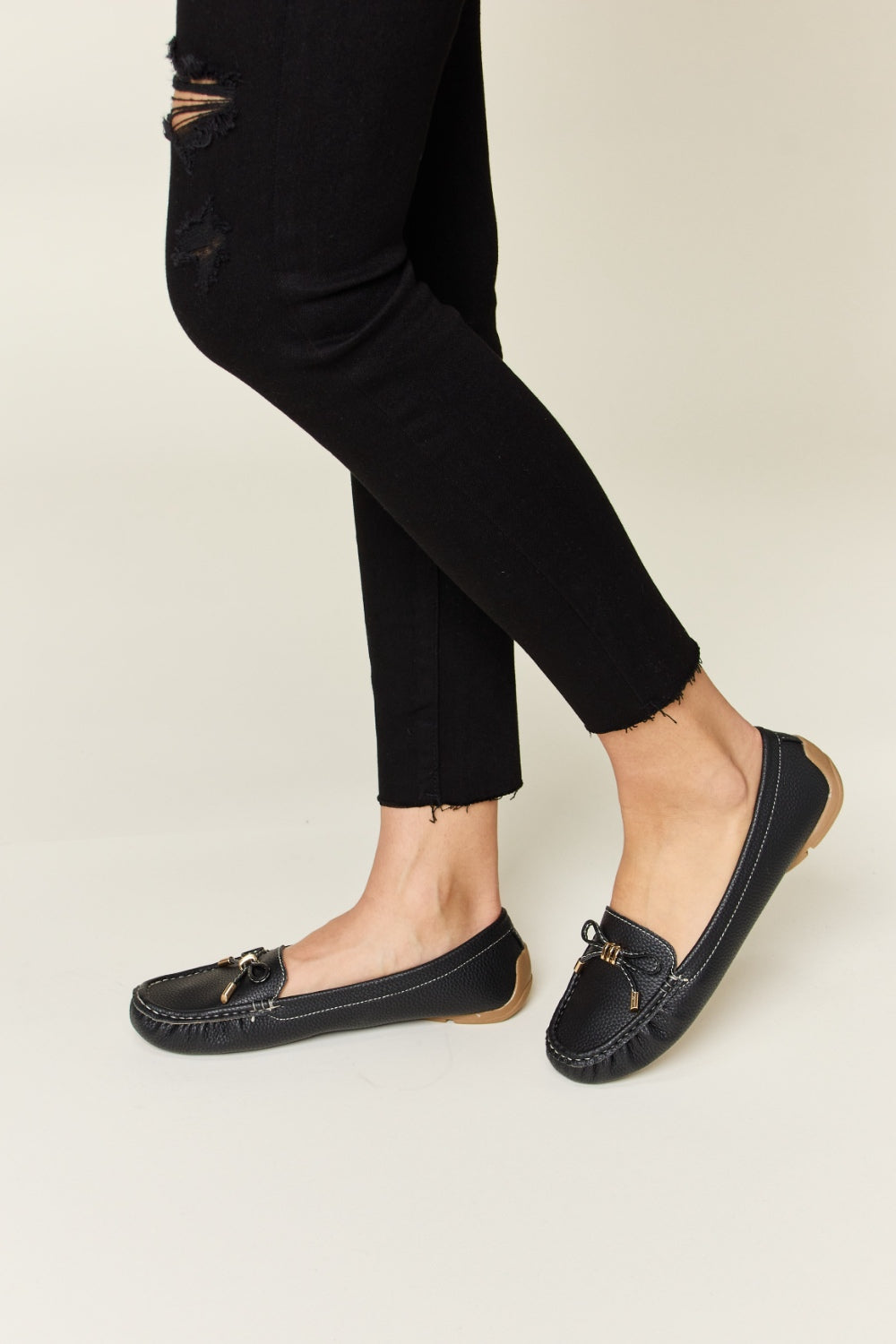 Wrenly Forever Link Slip On Bow Flats Loafers