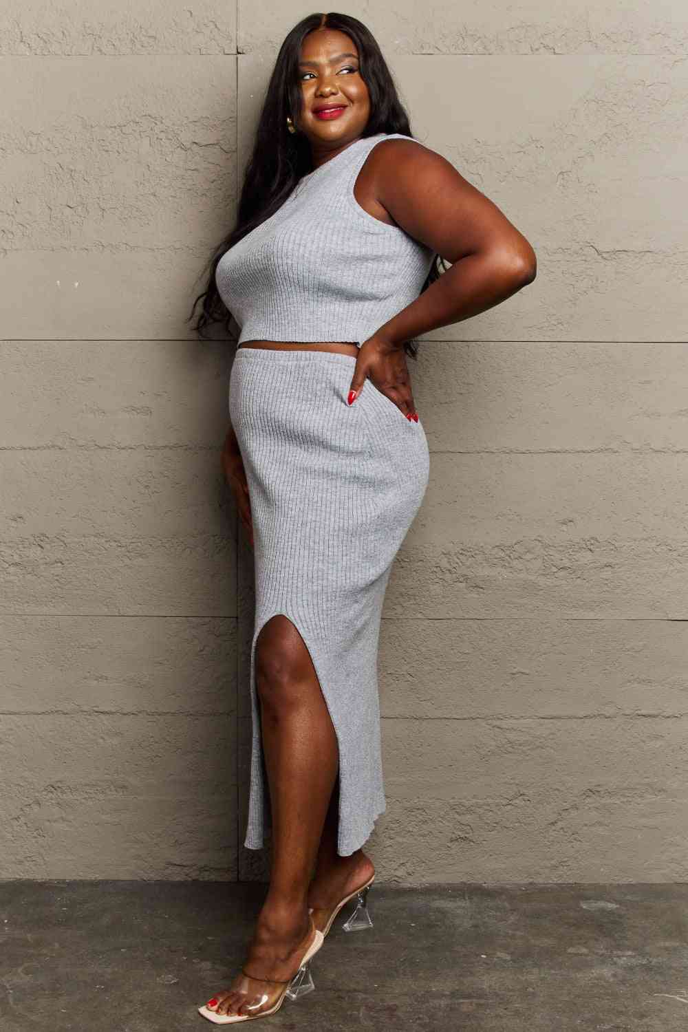 Myka Fitted Two-Piece Skirt Set by Sew in Love