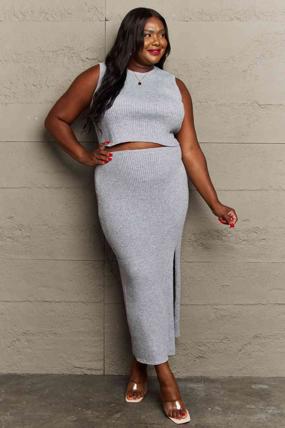 Myka Fitted Two-Piece Skirt Set by Sew in Love