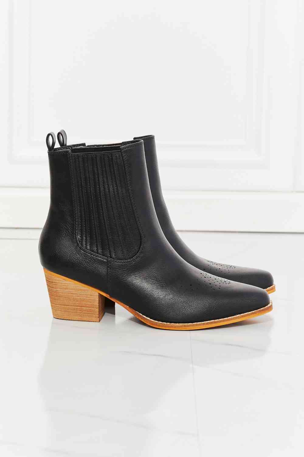 Valentina Stacked Heel Chelsea Boot