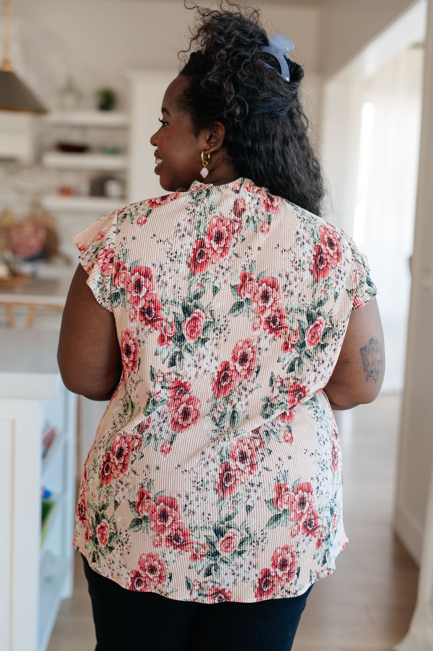 Helena Making Me Blush Floral Top