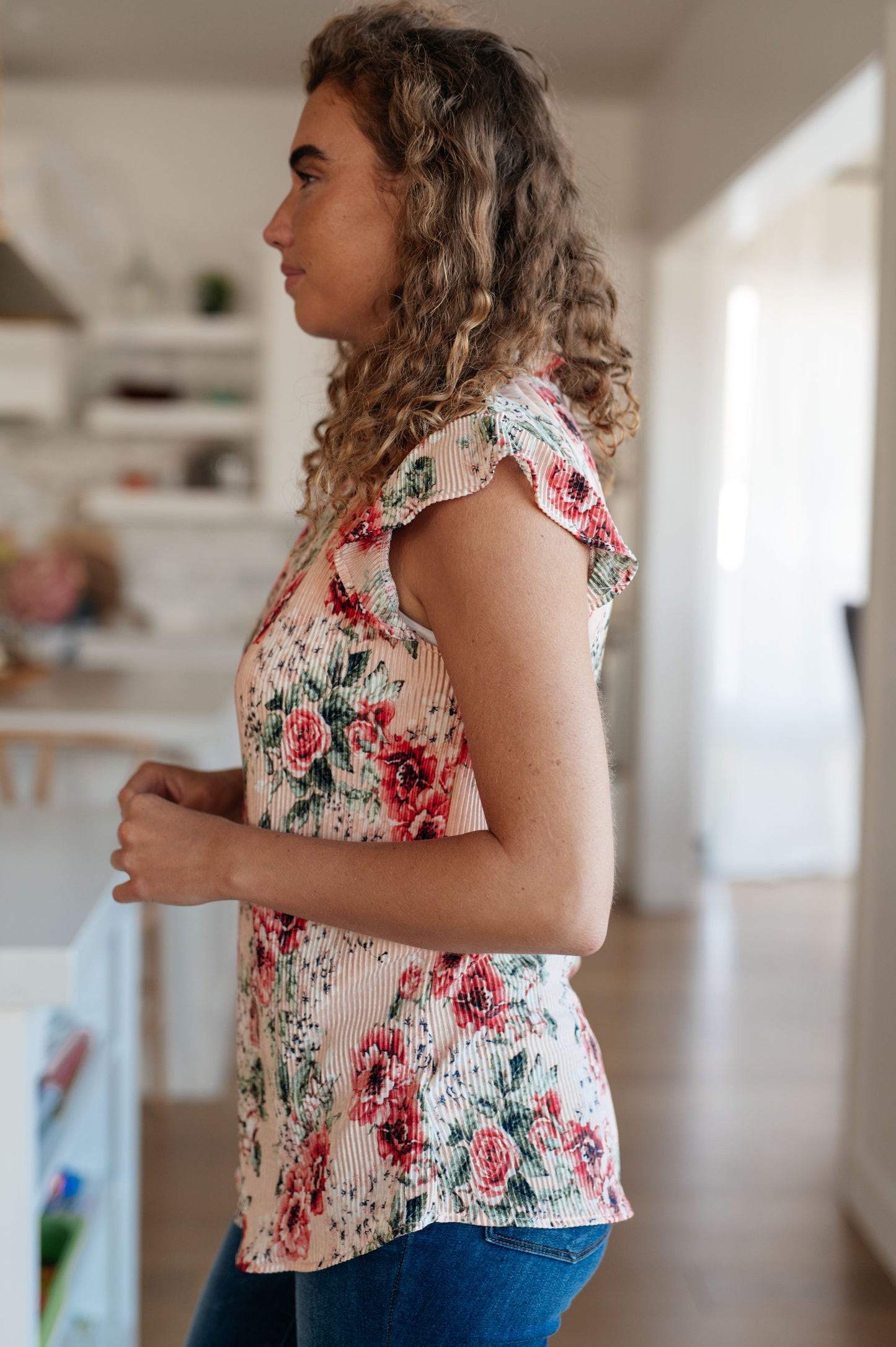 Helena Making Me Blush Floral Top