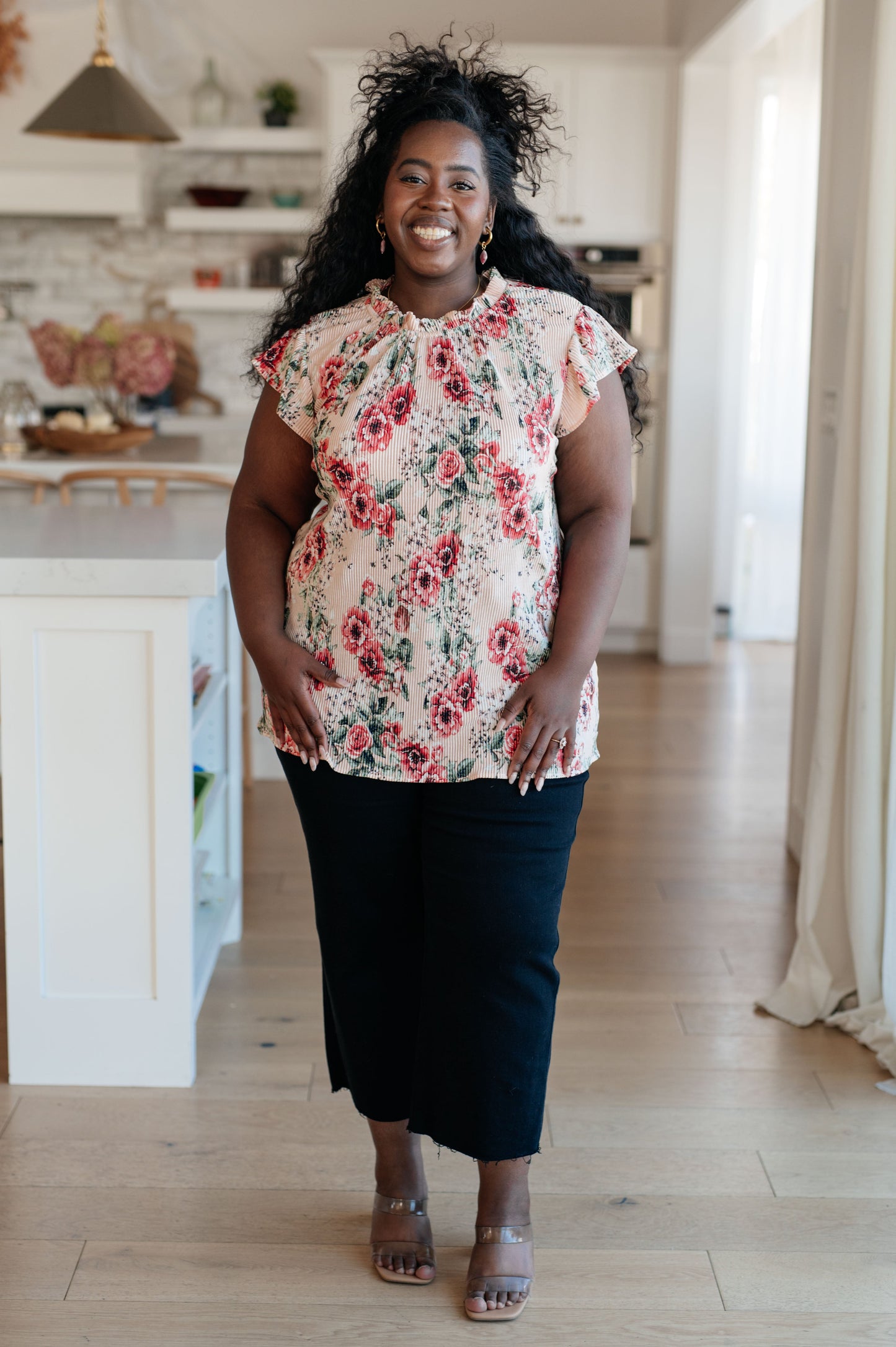 Helena Making Me Blush Floral Top