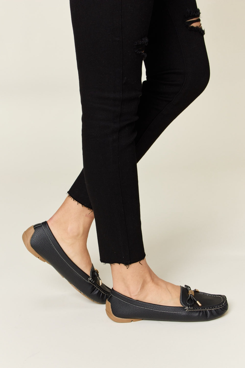 Wrenly Forever Link Slip On Bow Flats Loafers